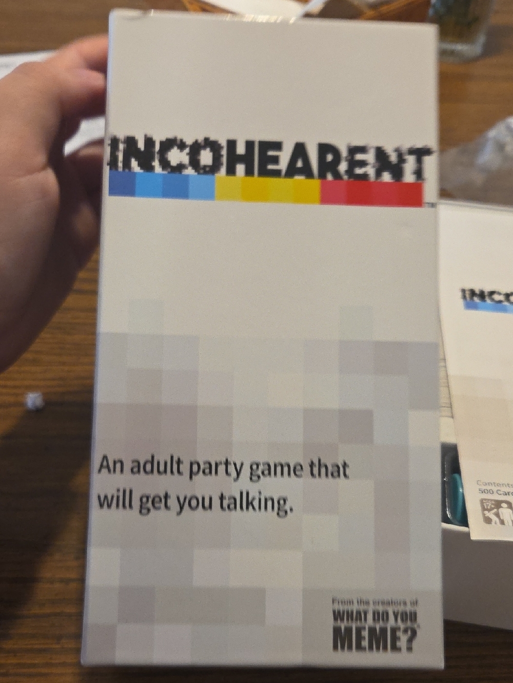 Incohearent Adult Party Card Game